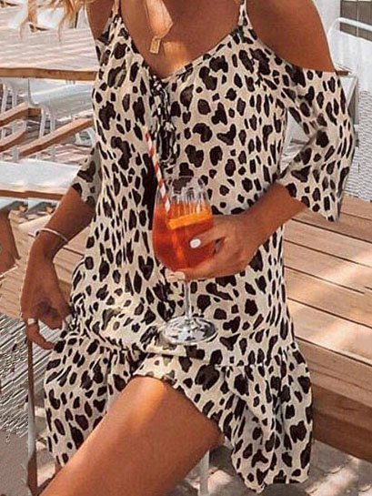 Cotton-Blend Weaving Dress