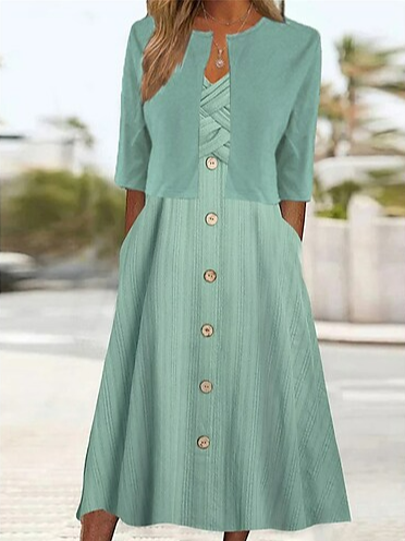 Casual Loose Plain Two-Piece Set